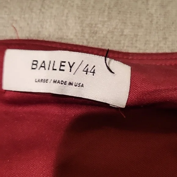 Anthropologie NWOT burgundy flared skirt size large - Picture 2 of 5